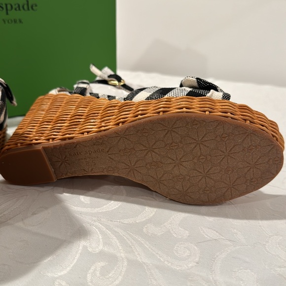 🎉HP🎉 ♠️Kate spade “Tianna” Wicker Sandal. Ladies 8.5 - Picture 11 of 15